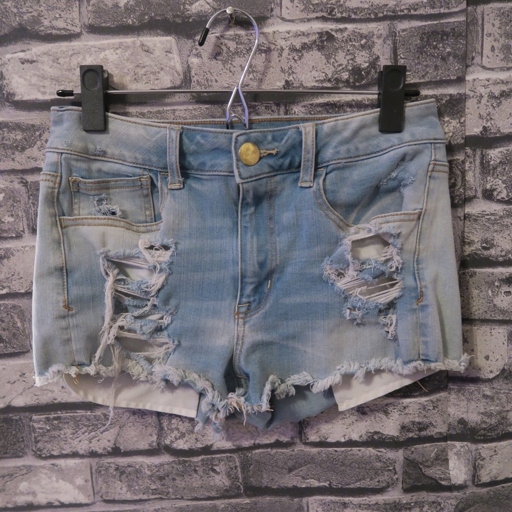 AE High-Rise Shortie Jean Shorts (6)